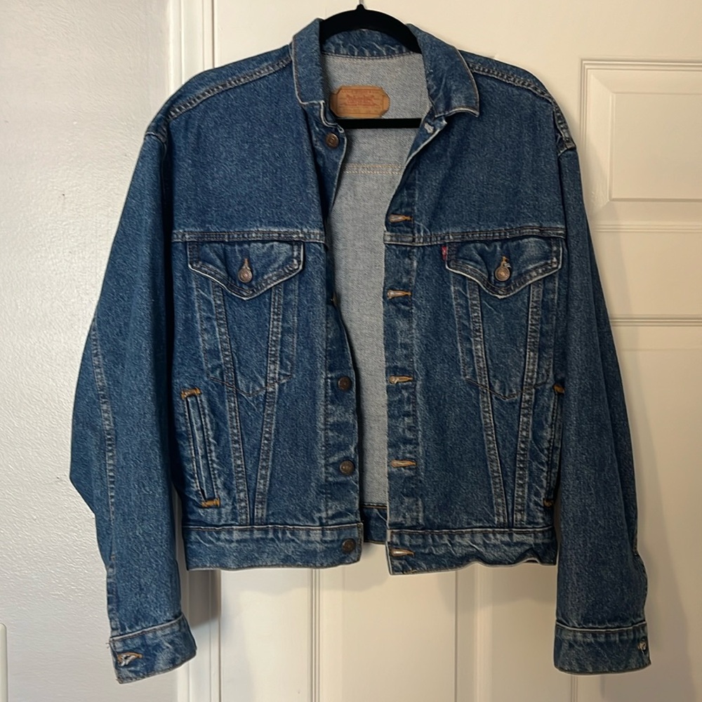 Vintage Levis Jeans Trucker Denim Jacket 57514-0218 Size XL